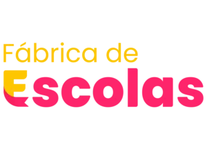 Logo Fábrica de Escolas, cliente da Versátil Glass