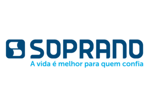 Logo Soprano, parceira da Versátil Glass