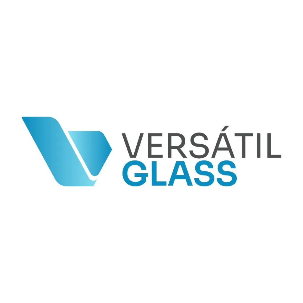 Logo da vidraçaria Versátil Glass
